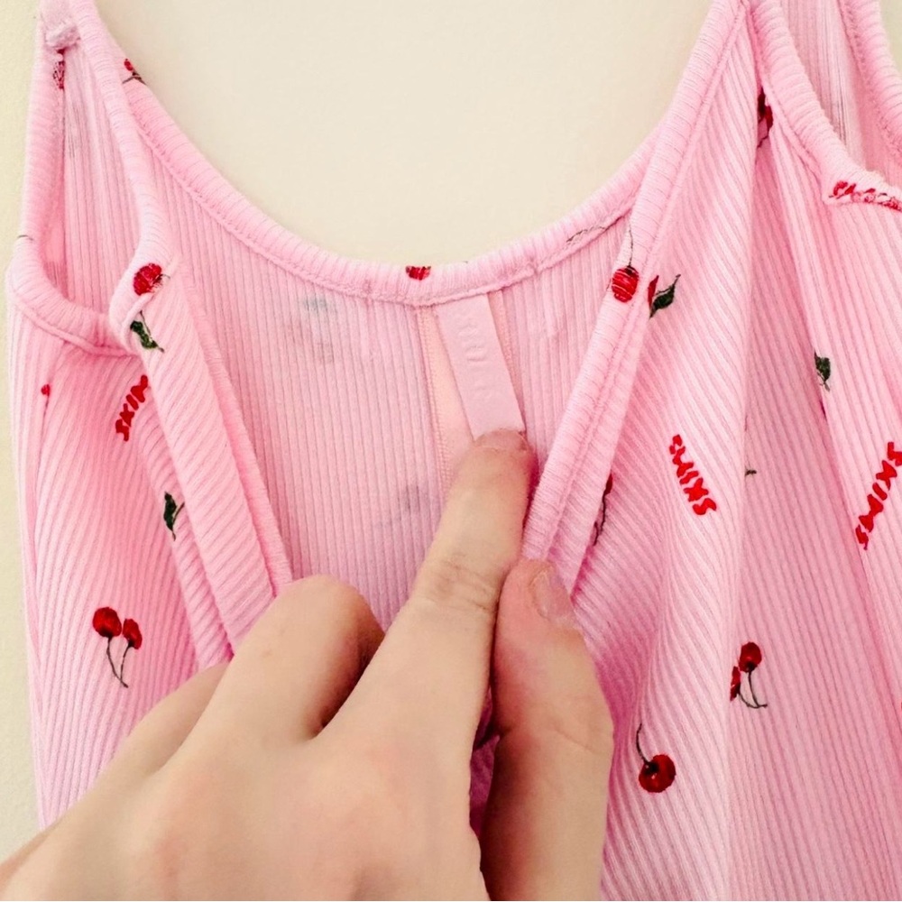 Skims Limited Edition Cherry Soft Lounge Dress Lana Del Ray Collab - Picture 5 of 5